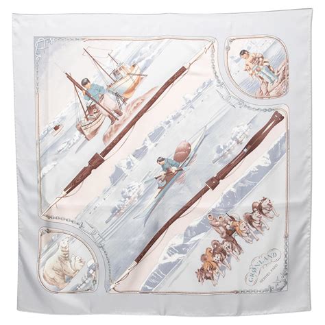 Hermes Silk Scarf Gronland 